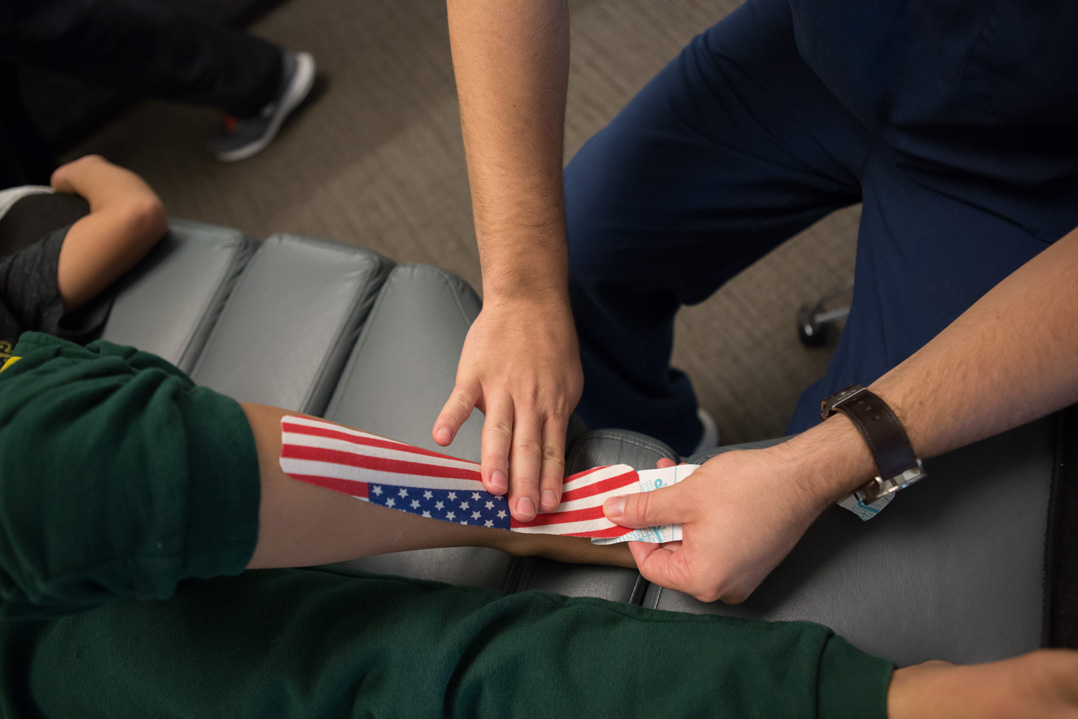 Kinesiology Taping for improved recovery and athletic performance